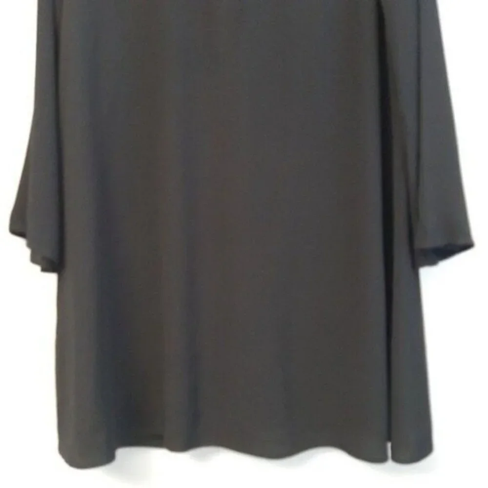 ASTR The Label Lace-Up Bell Sleeve Shift Dress Sz S - Picture 6 of 11